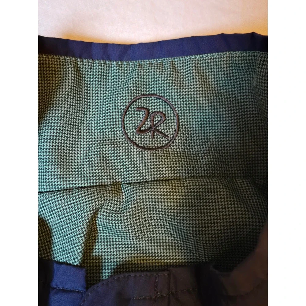 Men's Reversible Short Sleeve Golf Pullover Jacket‎ Blue Green Sz L